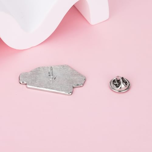 Image of Science and Medical Microscope Brooch,Colorful Enamel Lab Pin Jewelry for Scientists Laboratory Enthusiasts Badge Gifts