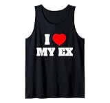 amo il mio ex i heart my ex fidanzato fidanzato marito moglie canotta