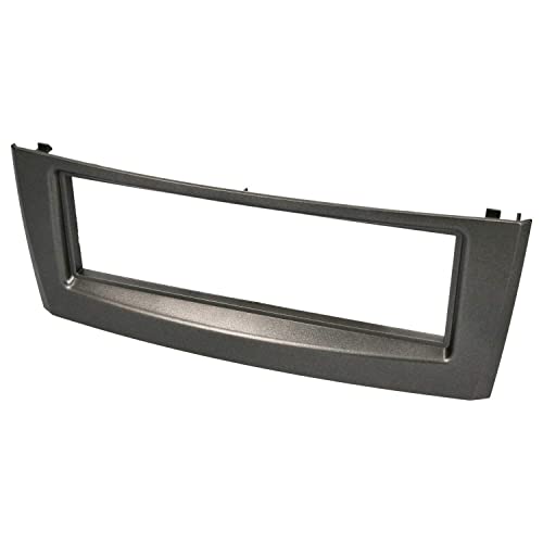 Audioproject A376 – Mascherina autoradio 1 DIN compatibile con Fiat Grande Punto tipo 199 anno di costruzione 2005-2009 Linea 2007-2012 telaio da incasso auto radio mascherina grigio