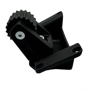 BlesConi 360° Rotierendes Vorderrad für Roboter-Mähwerke mit Kugellager, Kompatibel mit R38Li R40Li R45Li R50Li R70Li R80Li, FLYMO 1200, McCulloch ROB (R600/R800/R1000), Schwarz