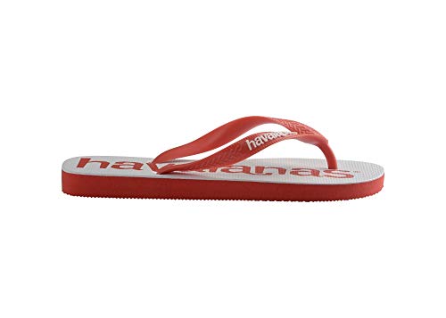 Chinelo Top Logo Mania 2, Havaianas, Adulto Unissex, Vermelho Crush, 39/40