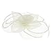 Produktbild Braut Fascinator Blumen Netz Kopfschmuck Damen Haar Clip Hut Feder Haarschmuck Kopfbedeckung für Party Kirche Hochzeit Cocktail