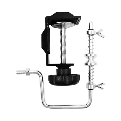 Nicear Enrouleur de ligne de pêche en aluminium avec pince réglable, système de bobine portable, machine multifonction, accessoires de pêche