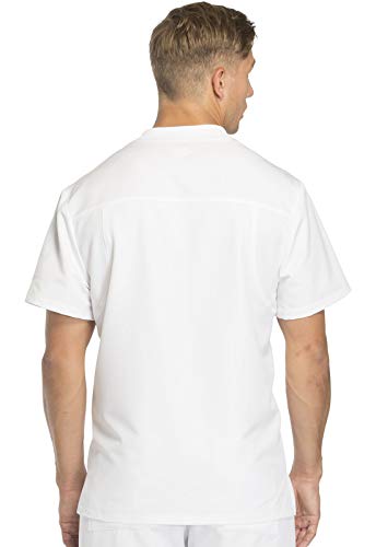 Image of Dickies Dynamix Scrubs for Men Athletic-Inspired V-Neck Chest Pocket Scrub Top with Four-Way Stretch & Moisture Wicking DK610