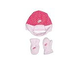 Nike Infant Girls' Beanie with Ear Flaps & Mittens 2-Piece Set - Pink - Infants (One Size Fits All)