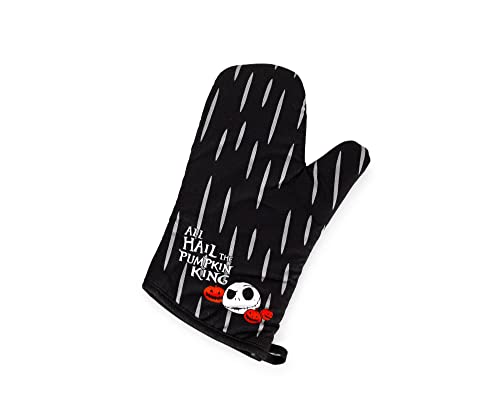 Disney The Nightmare Before Christmas Jack Skellington Kitchen Oven Mitt Pot Holder | Thick Heat Resistant Gloves For Cooking, Baking, Bbq | Disney Kitchen Accessories, Housewarming Gifts #TOP14