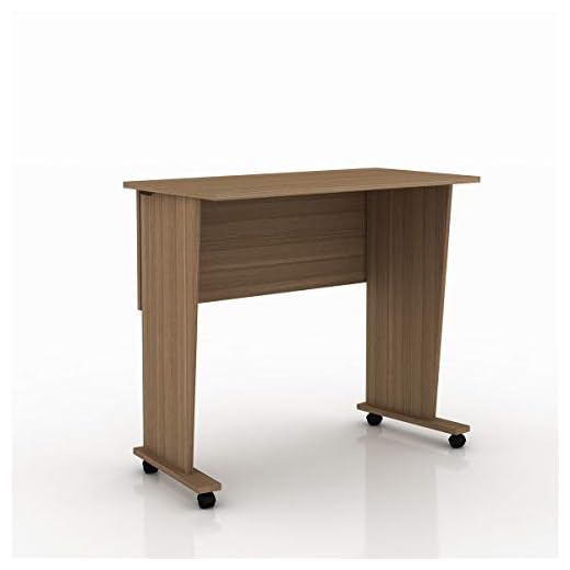 Mesa com rodizio ME4117 Amendoa