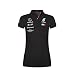 Mercedes-AMG Petronas Motorsport 2019 F1 Women's Team Polo Shirt Black (S)