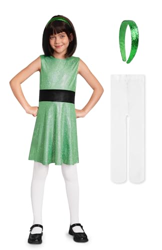 Vestido Mini Sin Mangas Brillante para Niñas 4-12 años miniatura 1
