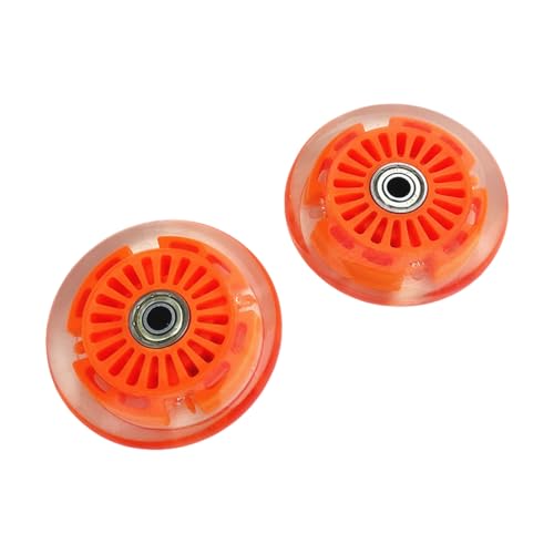 Shurhome 2pack Children's Scooters Replacement Wheel LED Flashing Rear Wheel Mutes Wheel for Easy Replacement