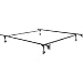 Classic Brands Hercules Standard Metal Bed Frame | Adjustable Width Fits Twin, Twin XL, Full, Queen