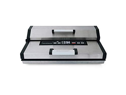 Maxxo VM Master Machine sous vide professionnelle 25 l/min 350 W automatique appareil de mise sous vide alimentaire Double Soudure en acier inoxydable Largeur de rouleau jusqu'à 40 cm