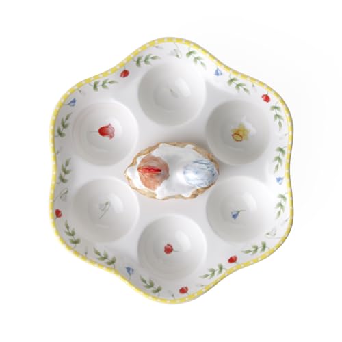 Villeroy & Boch – Spring Awakening Eierteller Hahn Und Henne 20 Cm Weiß/Bunt, Ostern Deko, Deko Ostern, Oster Deko, Premium Porzellan 3 Villeroy & Boch – Spring Awakening Eierteller Hahn Und Henne 20 Cm Weiß/Bunt, Ostern Deko, Deko Ostern, Oster Deko, Premium Porzellan