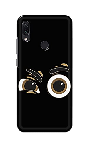 Image of PRINTFIDAA Funky Expression of Cartoon Eyes Printed Designer Hard Back Case Cover for Xiaomi Redmi Note 7 / Redmi Note 7 Pro /Redmi Note 7S -(SS) MVN1004