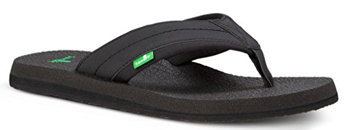 Sanuk Men's Beer Cozy 2 Black Flip-Flop 10 M Us #TOP29