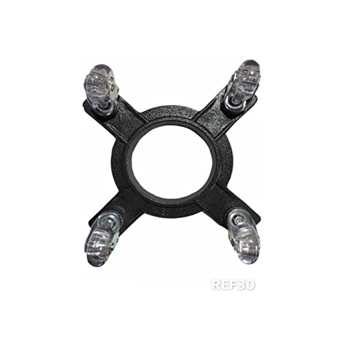 Suporte Para Vasos ''planta'' C/Rodízios Em Gel 40cm 160kg Cor:Preto