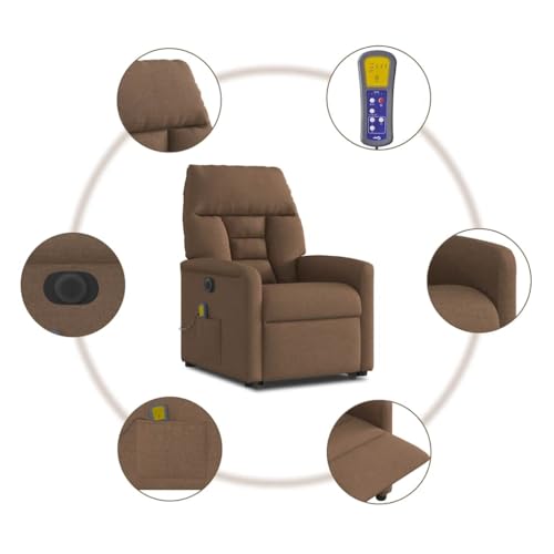 Fauteuil inclinable de massage électrique relaxant à inclinaison fluide - 7