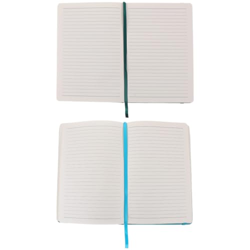 LALAFINA 1 Juego Libro De Contraseñas Del Cuaderno Bloc De Notas Portátil Cuaderno Inteligente Cuaderno Para Diario Cuaderno De Negocios Agenda Diario Cuaderno Poliéster 2 Piezas