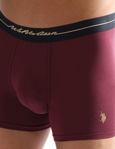 Image of U.S. Polo ASSN. Men PT004 4 Way Stretch Premium Lyocell Sustainable Underwear Trunks -Pack of 1