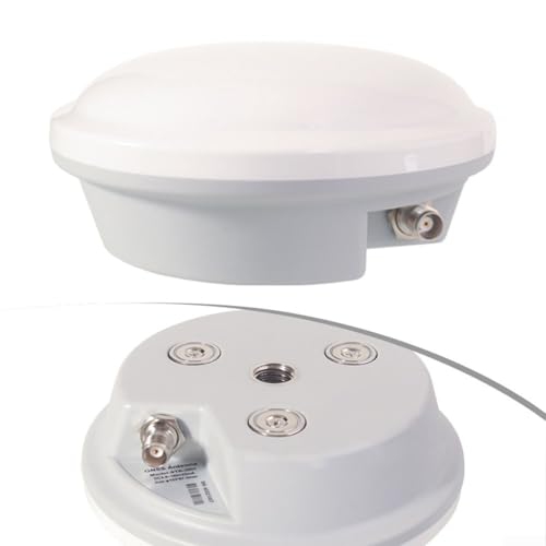 Receptor GNSS STA-35H multibanda con antena RHCP y chasis blanco robusto 2