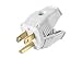 White 15a Plug