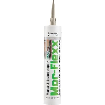 Sashco 15020 10.5oz Sashco Sealants Gray MorFlexx Grout Repair, 10.5-Ounce