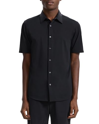 Theory Men's Irving Short Sleeve in Structure Knit2