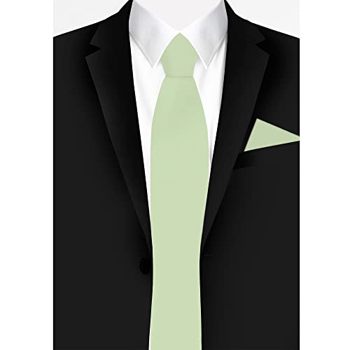 Image of Jacob Alexander Men's Pocket Square Solid Color Handkerchief