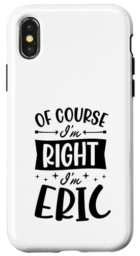 �������I'm Right I'm Eric �p�[�\�i���C�Y ���O �X�}�z�P�[�X iPhone X/XS �p