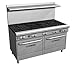 Southbend 4604AC 60" Ultimate Restaurant Gas Range w/ 5 Star-Saute Burners Front, 5 Standard Burners Rear, (1) Convection Oven & (1) Cabinet Base