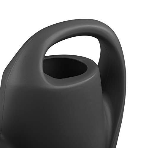 greemotion Gießkanne, Blumengießkanne mit langem Ausgießer, Kunststoff, 1,5 l, Anthrazit