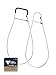 Rogue Endeavor Large Stainless Steel Spearfishing Stringer & Big Game Clip- Spearfishing,Kayak Fishing & Scuba Diving - Sharpened Tip with Puncture Guards … (Heavy Duty- Square Handle, 75 lbs)