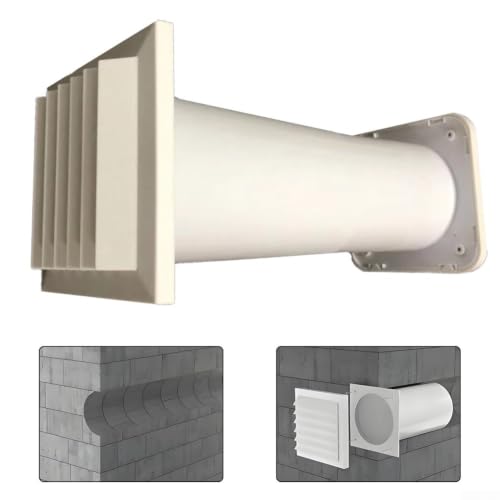 Kit de ventilation réglable plastique blanc haute résistance 33,5cm - 4