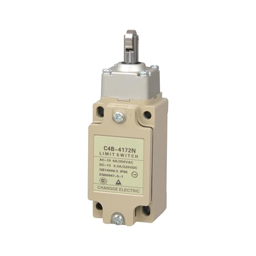 Interruptor de límite vertical C4B-4181N final de carrera IP66 metálico para automatización 6