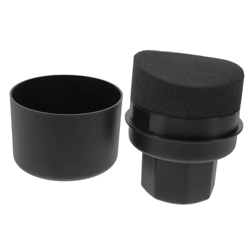 Holibanna Tire Dressing Applicator Brush Curved Efficient Car Polishing Sponge for Tire Shine Convenient Storage Cap for Cars Suvs and Trucks High-Density Waxing Tool