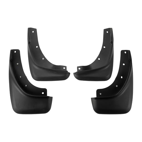 Image of X AUTOHAUX 1set Front and Rear Mud Flaps Splash Guards Mud Guards for Volvo S40 Sport 2008-2012 W /Mount Accessories