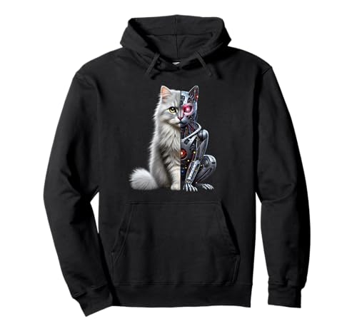�ʔ����L���{�b�g�������D�ƃT�C�{�[�O�L���{�b�g�L Cat Lover Robot Cats Robotics Art �p�[�J�[