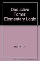 Deductive Forms: Elementary Logic B0000CNL9E Book Cover