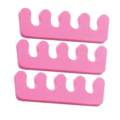 Healeved 20Pcs Toe Separators for Nail Art Finger Toe Dividers for Manicure Soft Sponge Finger Spacers for Easy Nail Polish Application