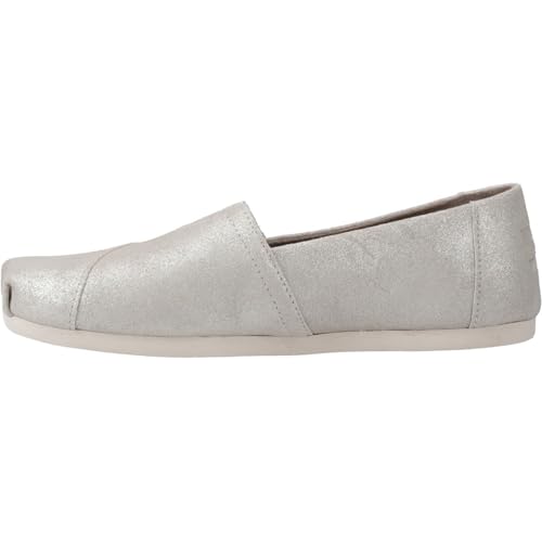 Image of TOMS - Womens Alpargata Espadrille, Color Cha Metallic Suede, Size: 9 B(M) US