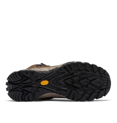 Columbia Womens Geoterra Outdry Leather Hiking Boot, Dark Brown/Moonvista, 7