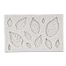 Leaf Silicone Mold Maple Leaf Fondant Mold Rose Leaf Molds Fern Leaves Candy Molds For Cake Decoration Cupcake Topper Chocolate Polymer Clay Gum Paste Set of 6