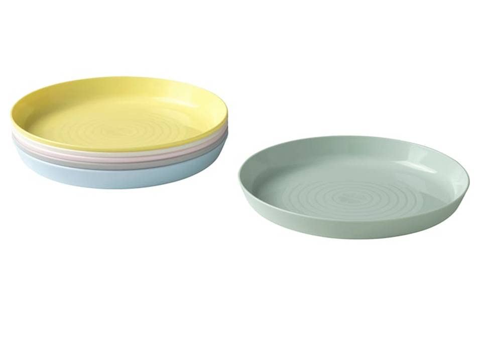 IKEA Kids Plates - Set of 6 Colorful Plates & Spoons -3