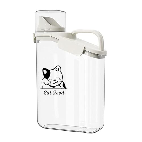 Ctomche Pet Food Storage Container 2.8L with Measuring Cup