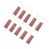 シダーウッドの香り付きピースブロック 10個入り 多目的使用 車 トランクラゲッジ 小型キャビネット クローゼットキャビネット用セーフエアフレッシュナーブロック