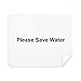 Please Save Water Black Symbol Cleaning Cloth Screen Cleaner 2pcs Suede Fabric