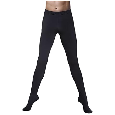 Whitewed Mens Footed Dance Tights Ballet Dance Men Adult Ballet Dance Accessories Costumes Cover