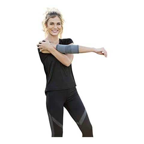 BENEFAB Therapeutic Elbow Brace Support Sleeve for Golfers Elbow, Tennis Elbow, Workouts, Tendonitis, Arthritis - Reduce Joint Pain, Promotes Recovery - Wear Anywhere Cover