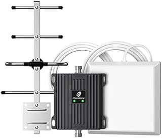 Cell Phone Signal Booster for Verizon and AT&T | Up to 4,500 Sq Ft | Boost 4G LTE 5G Signal on Band 12/13/17 | 65dB Dual Band Cellular Repeater with High Gain Antennas | FCC Approved