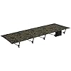 TOMOUNT Lettino da campeggio ultraleggero, 190 x 70 cm, pieghevole, in alluminio, compatto, facile da costruire, per campeggio, escursioni, viaggi, spiaggia, verde mimetico